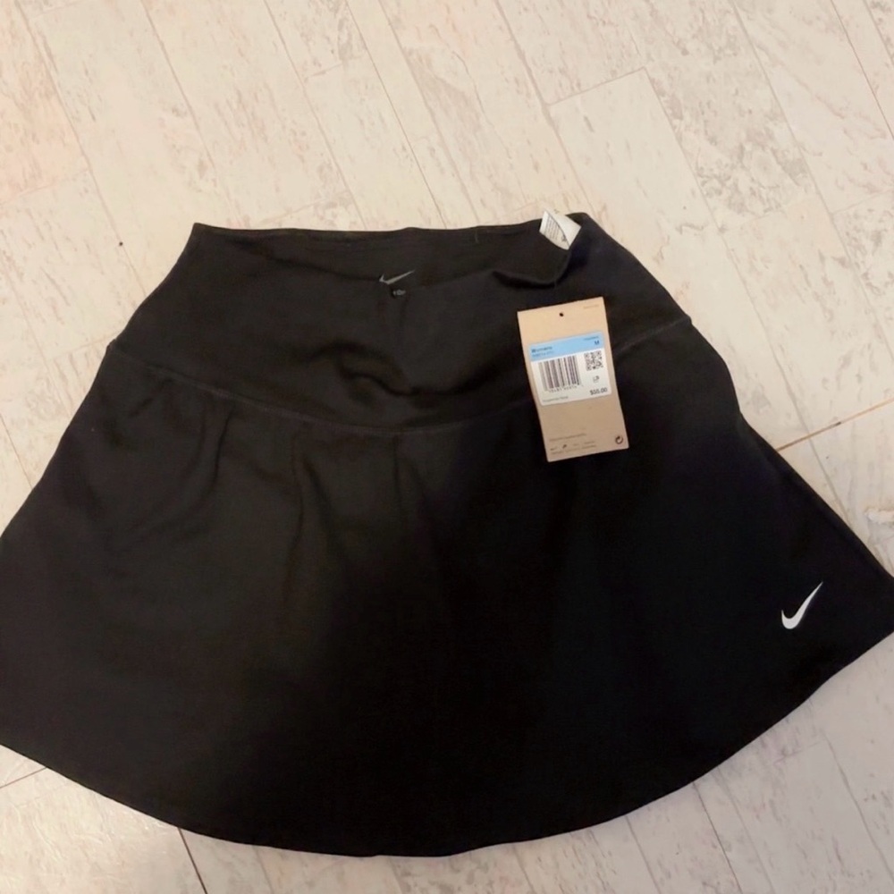 Nike Black Skirt with White Swoosh